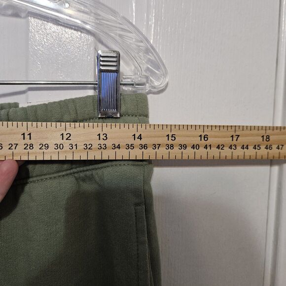 American Eagle Green Flower Embroidered High Rise Jogger Pants - Picture 7 of 10